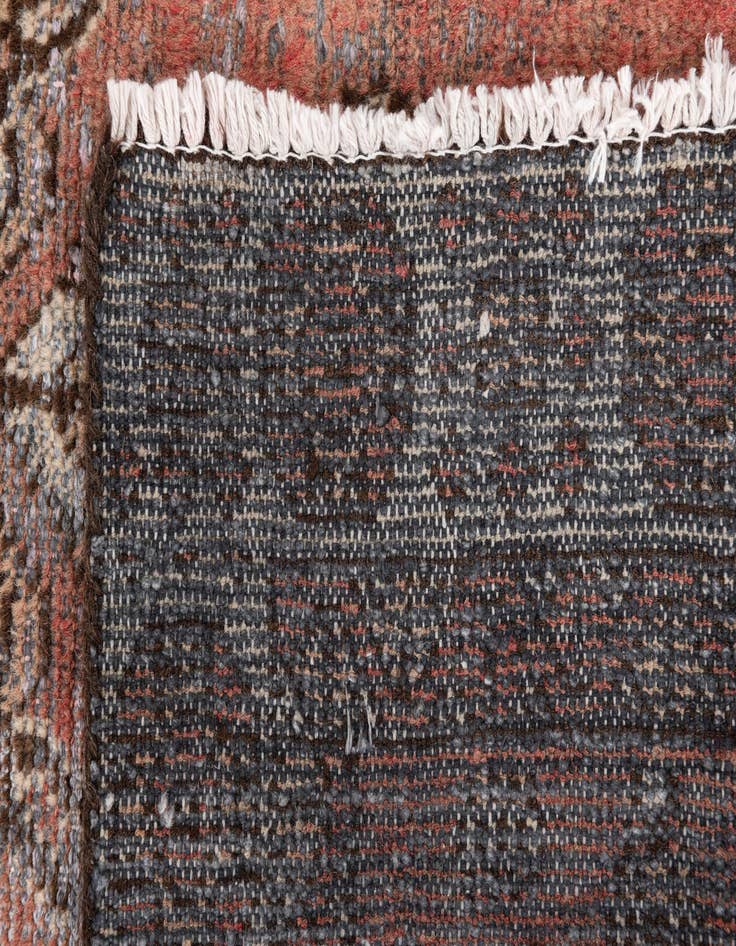 Detail image of  3' 8 x 6'  Hand Knotted Ultra Vintage Persian Wool Rug