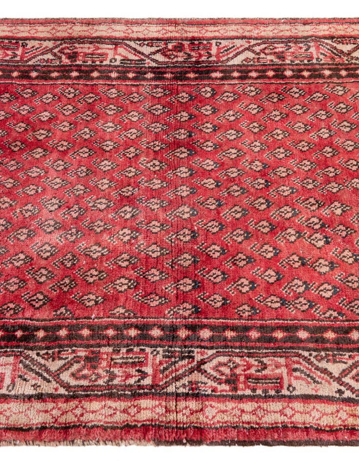 Detail image of  3' 6 x 5' 5  Hand Knotted Ultra Vintage Persian Wool Rug