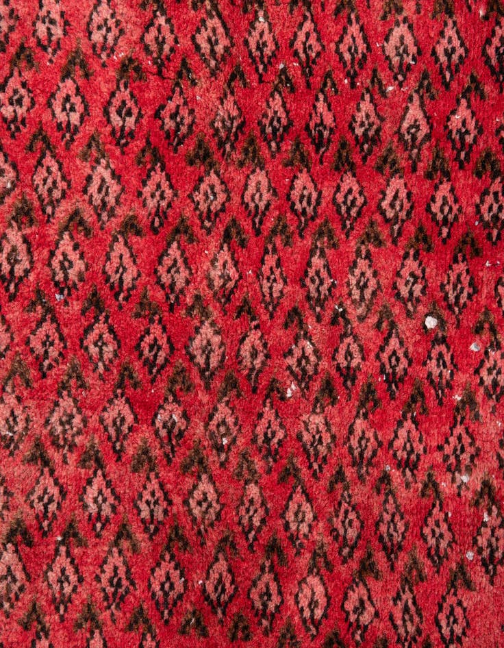 Detail image of  4' 3 x 5' 5  Hand Knotted Ultra Vintage Persian Wool Rug