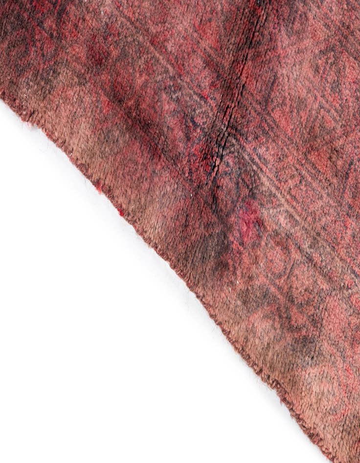 Detail image of  4' 3 x 5'  Hand Knotted Ultra Vintage Persian Wool Rug