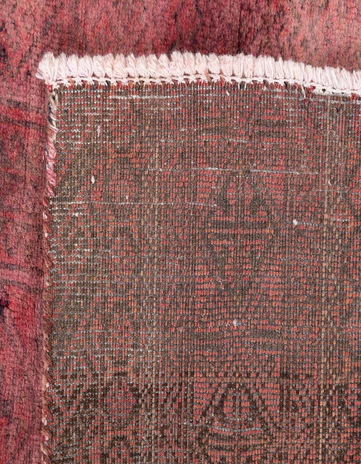 Detail image of  4' 3 x 5'  Hand Knotted Ultra Vintage Persian Wool Rug