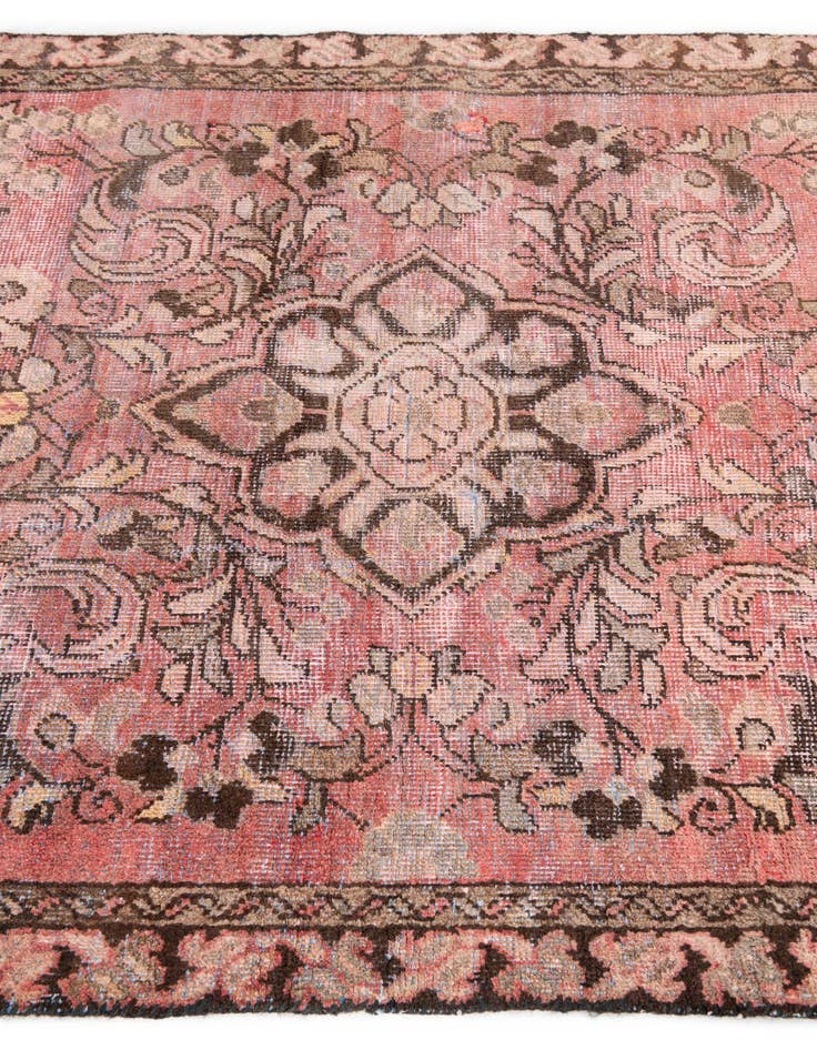 Detail image of  3' 9 x 5' 8  Hand Knotted Ultra Vintage Persian Wool Rug