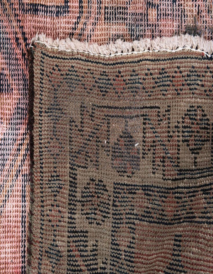 Detail image of  4' 8 x 6' 10  Hand Knotted Ultra Vintage Persian Wool Rug