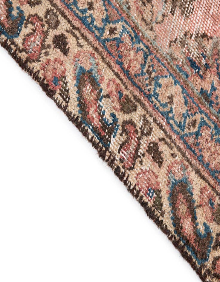 Detail image of  7' 4 x 10'  Hand Knotted Ultra Vintage Persian Wool Rug