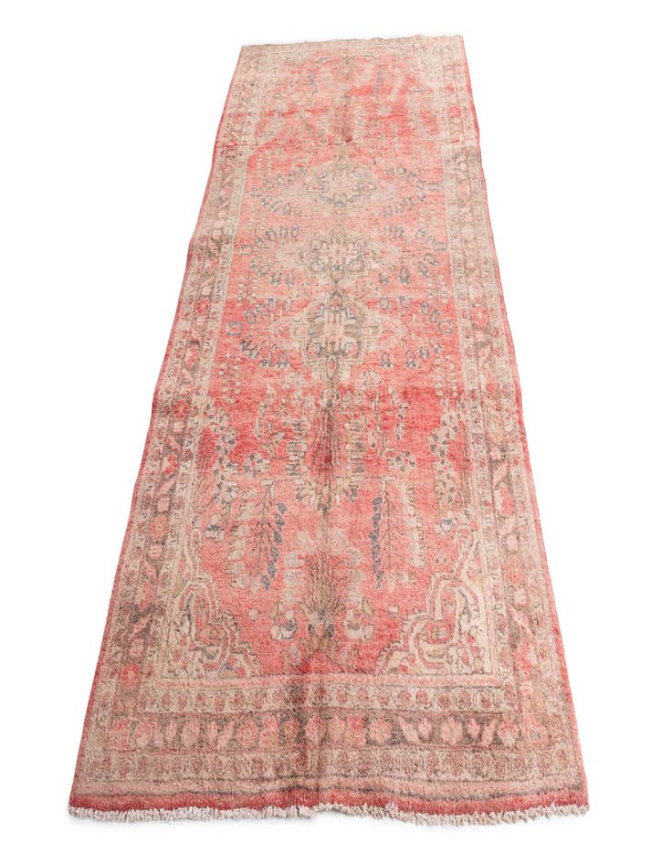 Detail image of  5' 3 x 9' 3  Hand Knotted Ultra Vintage Persian Wool Rug