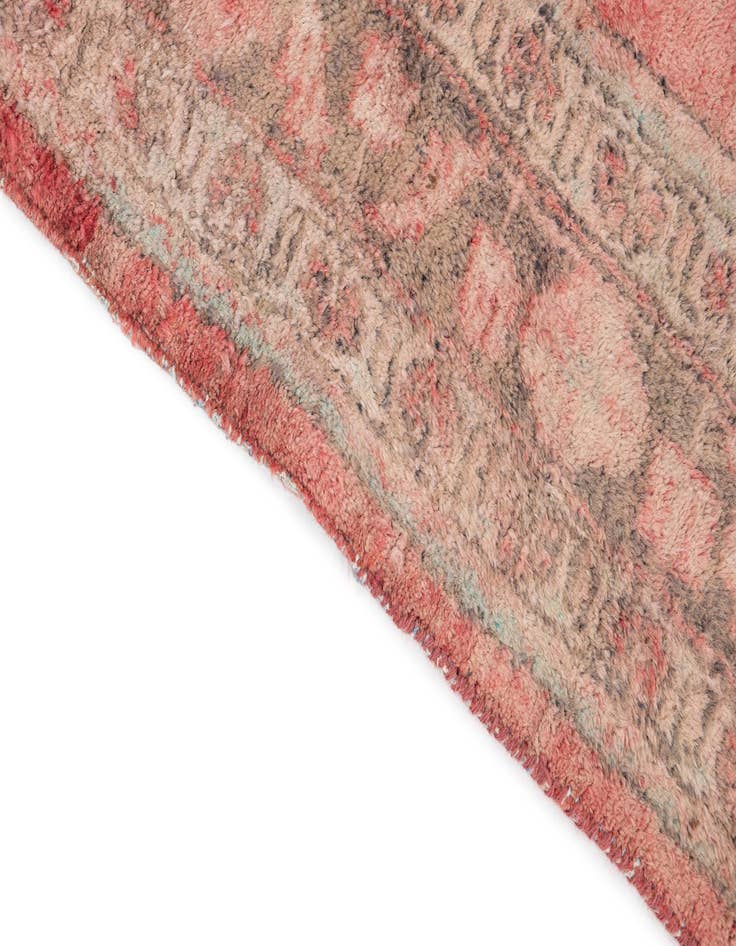 Detail image of  5' 3 x 9' 3  Hand Knotted Ultra Vintage Persian Wool Rug