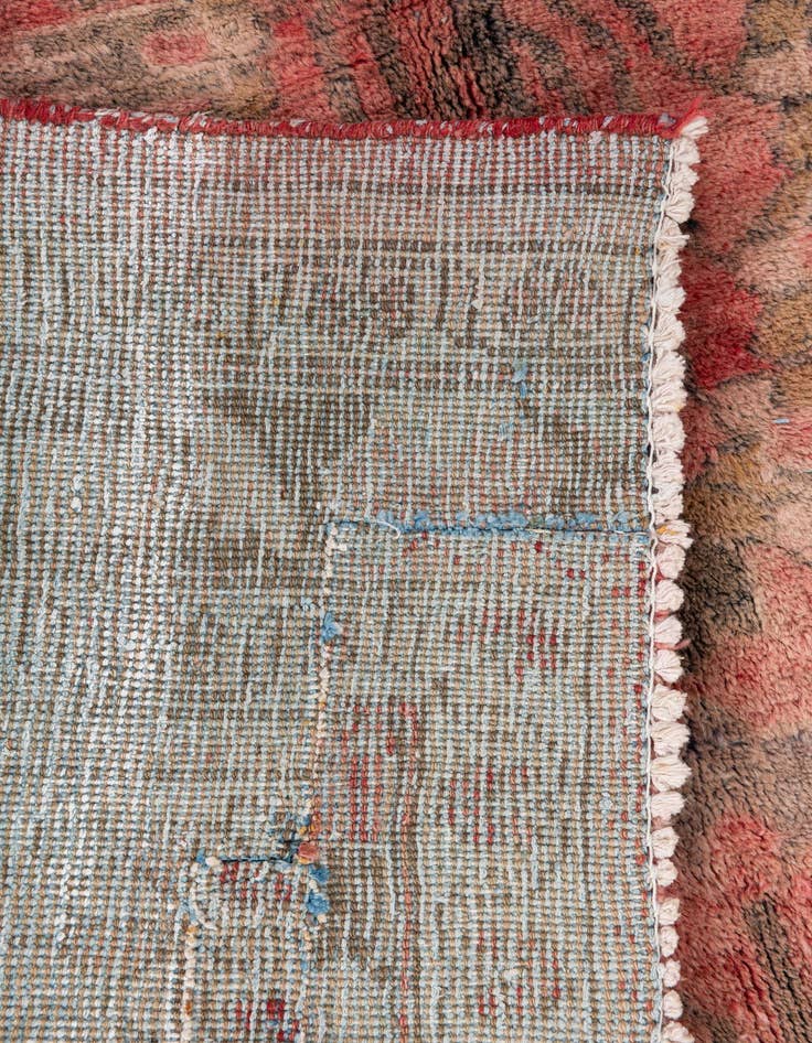 Detail image of  5' 3 x 9' 3  Hand Knotted Ultra Vintage Persian Wool Rug