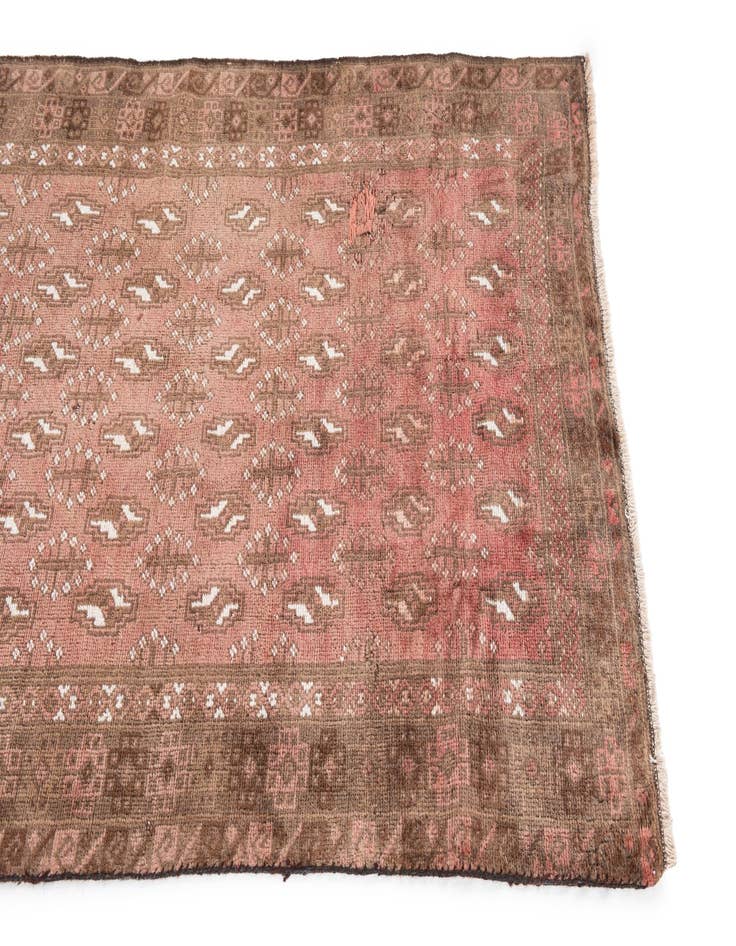 Detail image of  3' 4 x 6' 2  Hand Knotted Ultra Vintage Persian Wool Rug