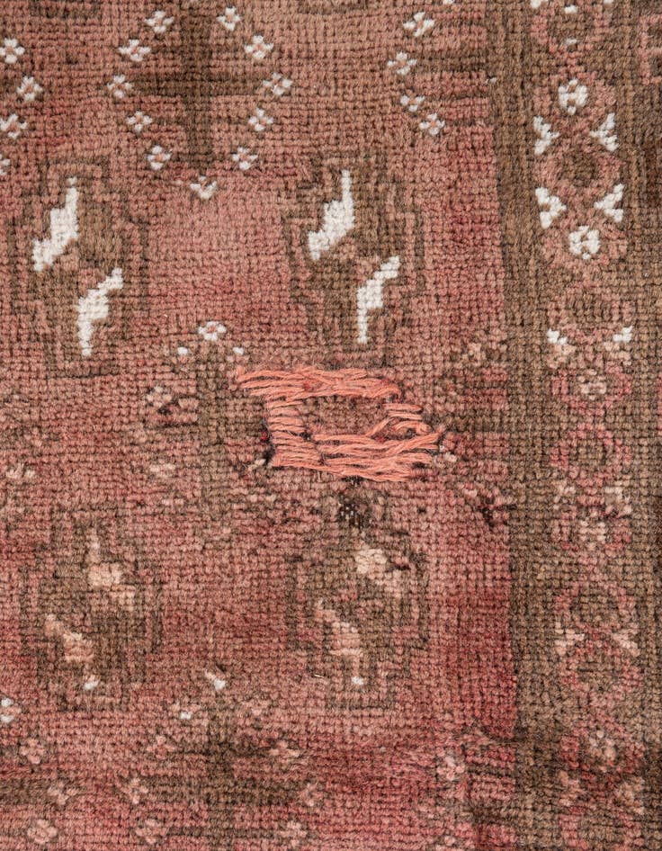 Detail image of  3' 4 x 6' 2  Hand Knotted Ultra Vintage Persian Wool Rug