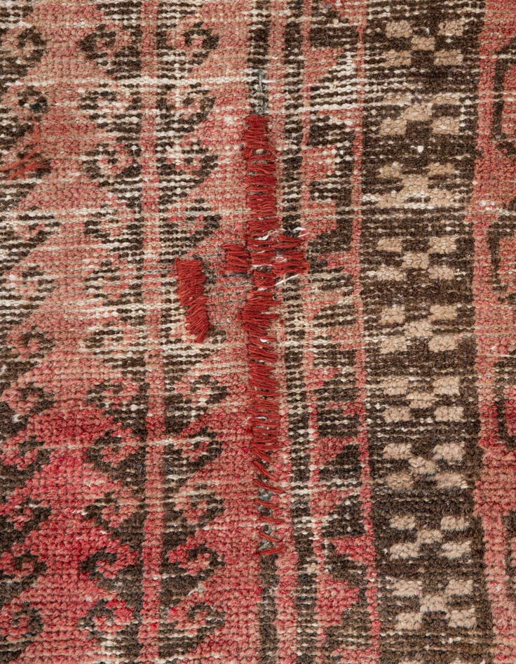 Detail image of  3' x 4' 7  Hand Knotted Ultra Vintage Persian Wool Rug
