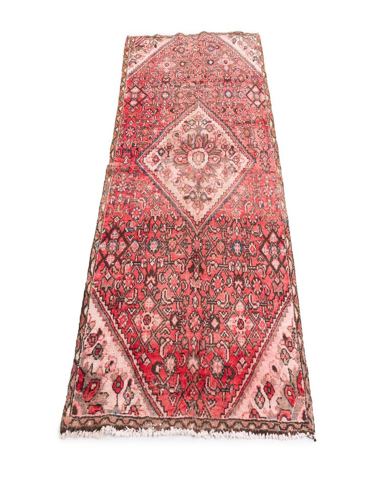 Detail image of  4' x 6' 7  Hand Knotted Ultra Vintage Persian Wool Rug