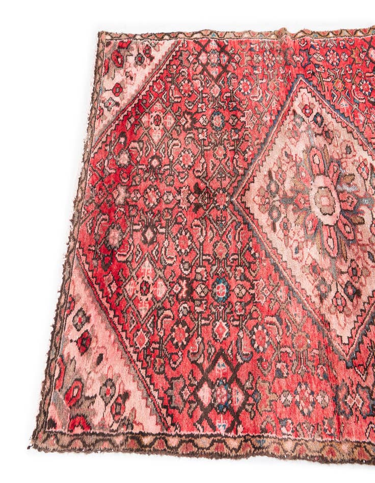 Detail image of  4' x 6' 7  Hand Knotted Ultra Vintage Persian Wool Rug