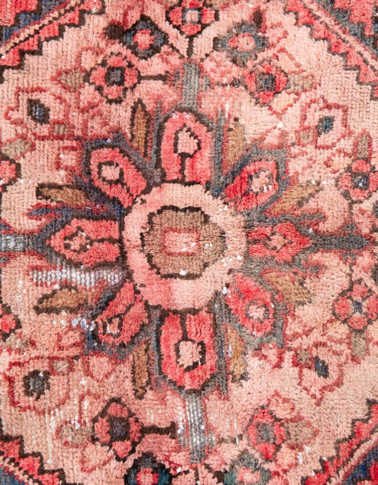 Detail image of  4' x 6' 7  Hand Knotted Ultra Vintage Persian Wool Rug