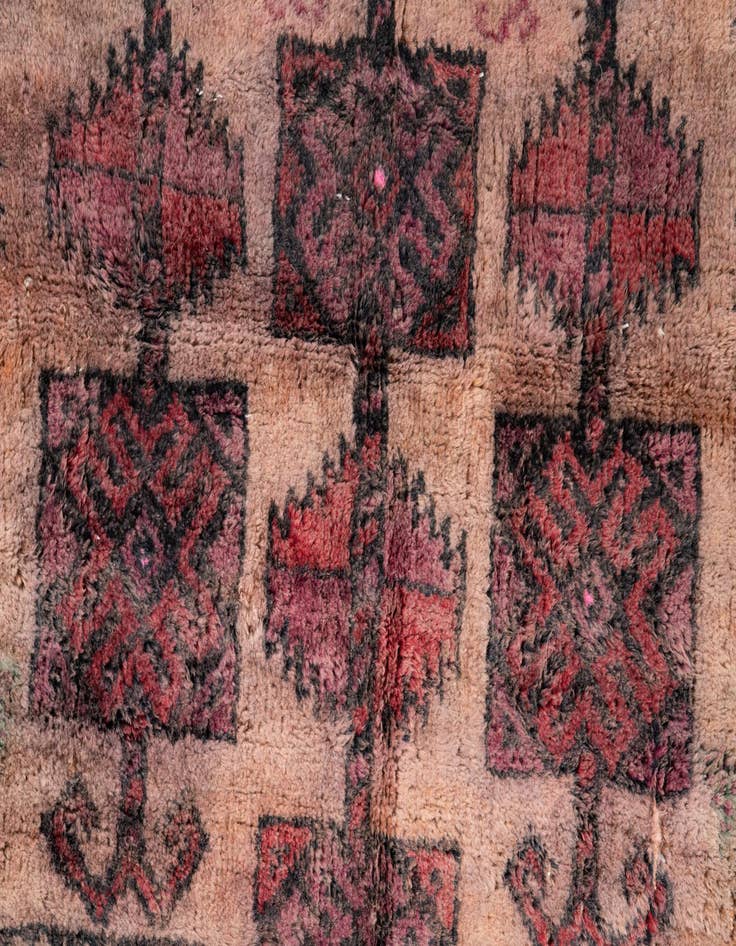 Detail image of  2' 9 x 3' 6  Hand Knotted Ultra Vintage Persian Wool Rug