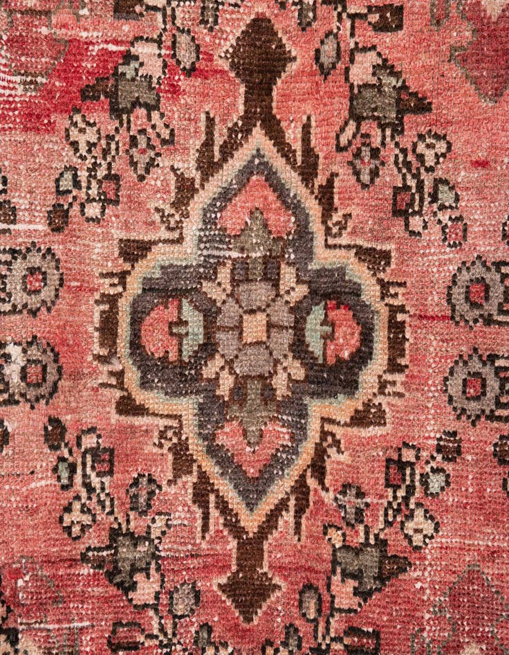Detail image of  2' 9 x 5' 4  Hand Knotted Ultra Vintage Persian Wool Rug