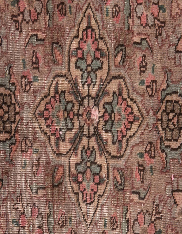 Detail image of  4' 10 x 7' 10  Hand Knotted Ultra Vintage Persian Wool Rug