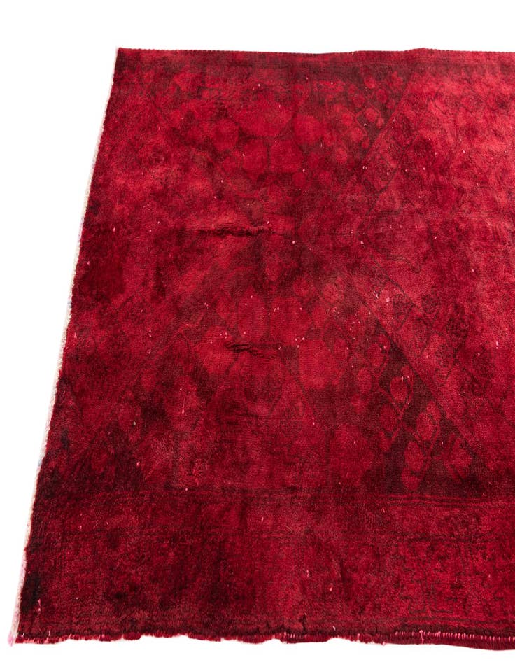 Detail image of  3' 8 x 5' 10  Hand Knotted Ultra Vintage Persian Wool Rug