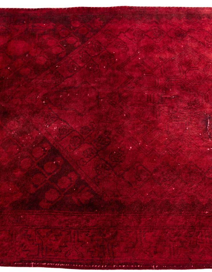 Detail image of  3' 8 x 5' 10  Hand Knotted Ultra Vintage Persian Wool Rug