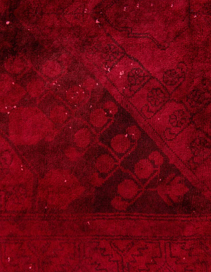 Detail image of  3' 8 x 5' 10  Hand Knotted Ultra Vintage Persian Wool Rug