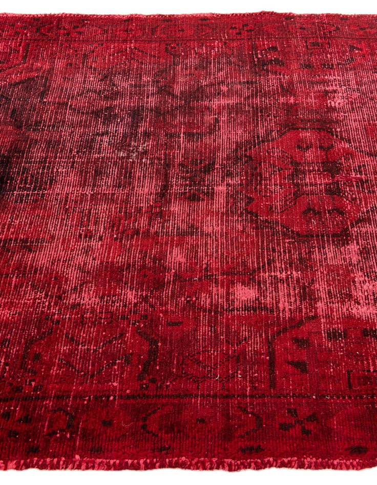 Detail image of  4' 5 x 6' 7  Hand Knotted Ultra Vintage Persian Wool Rug