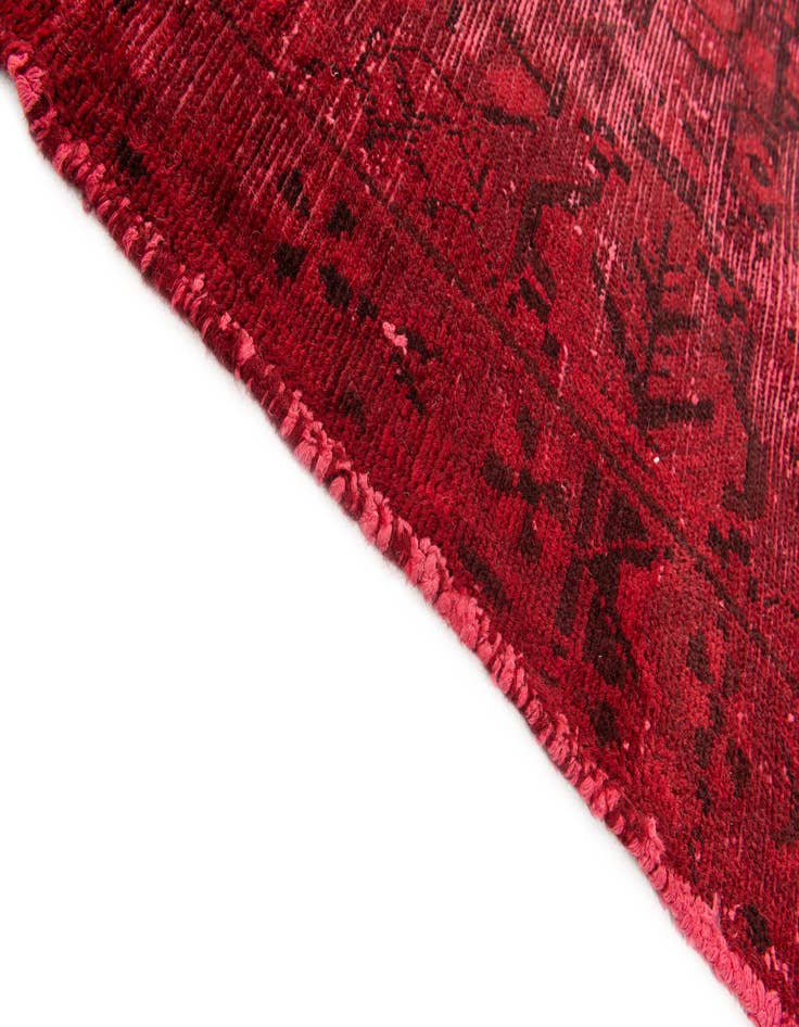 Detail image of  4' 5 x 6' 7  Hand Knotted Ultra Vintage Persian Wool Rug