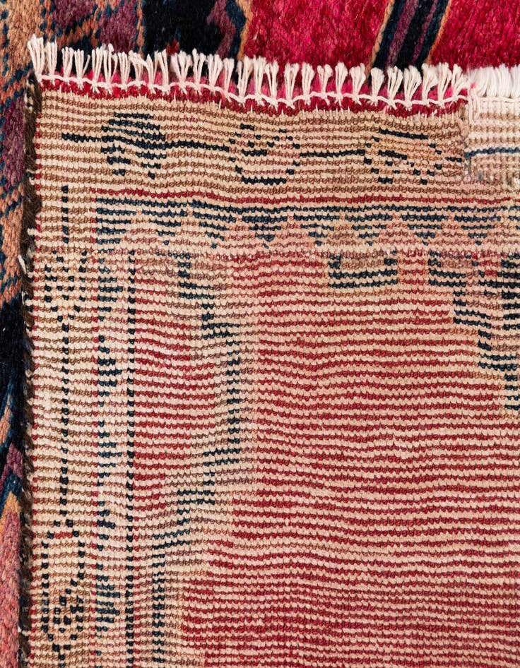 Detail image of  3' 2 x 4' 7  Hand Knotted Ultra Vintage Persian Wool Rug