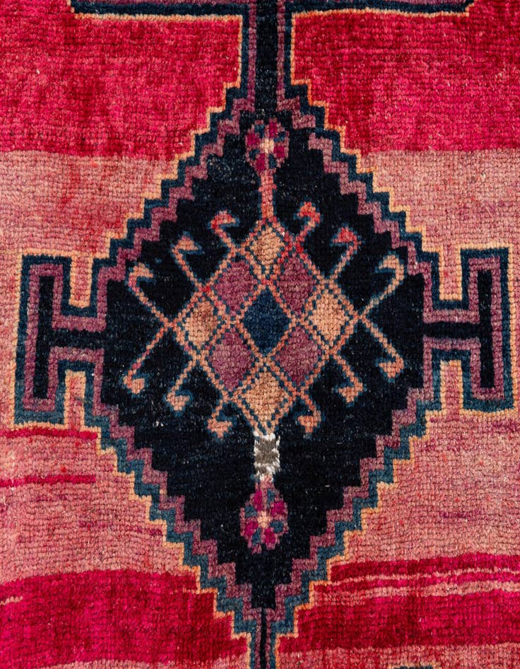 Detail image of  3' 2 x 4' 7  Hand Knotted Ultra Vintage Persian Wool Rug