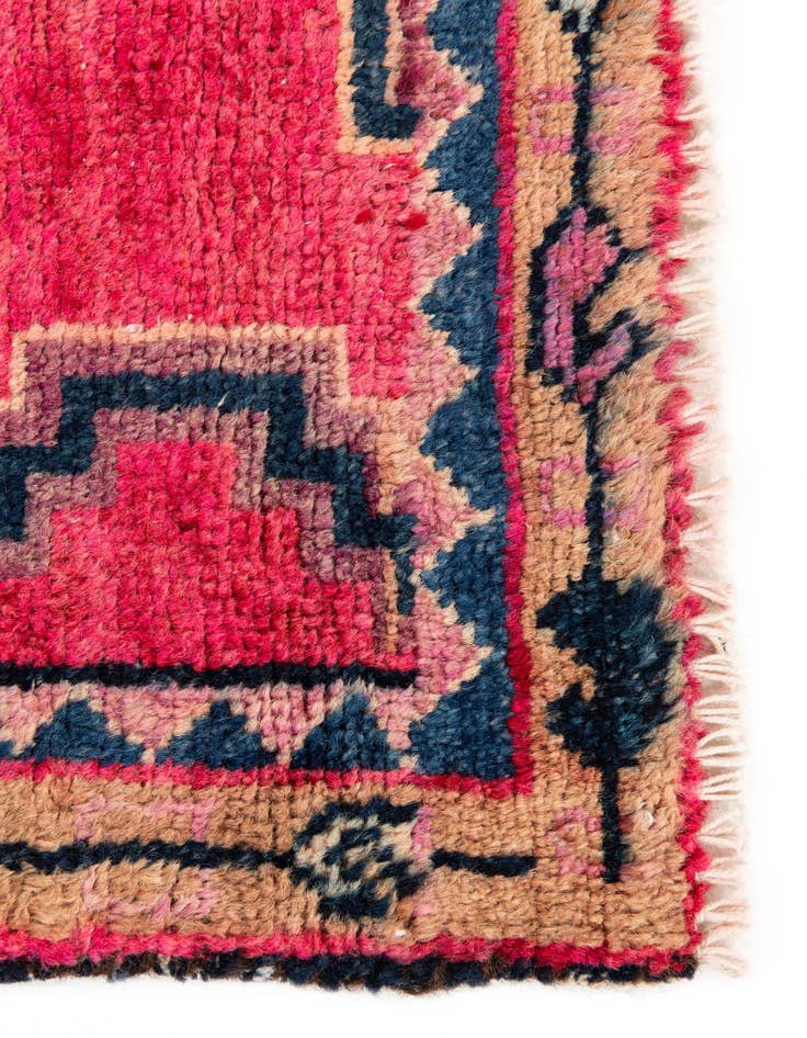 Detail image of  3' 2 x 4' 7  Hand Knotted Ultra Vintage Persian Wool Rug