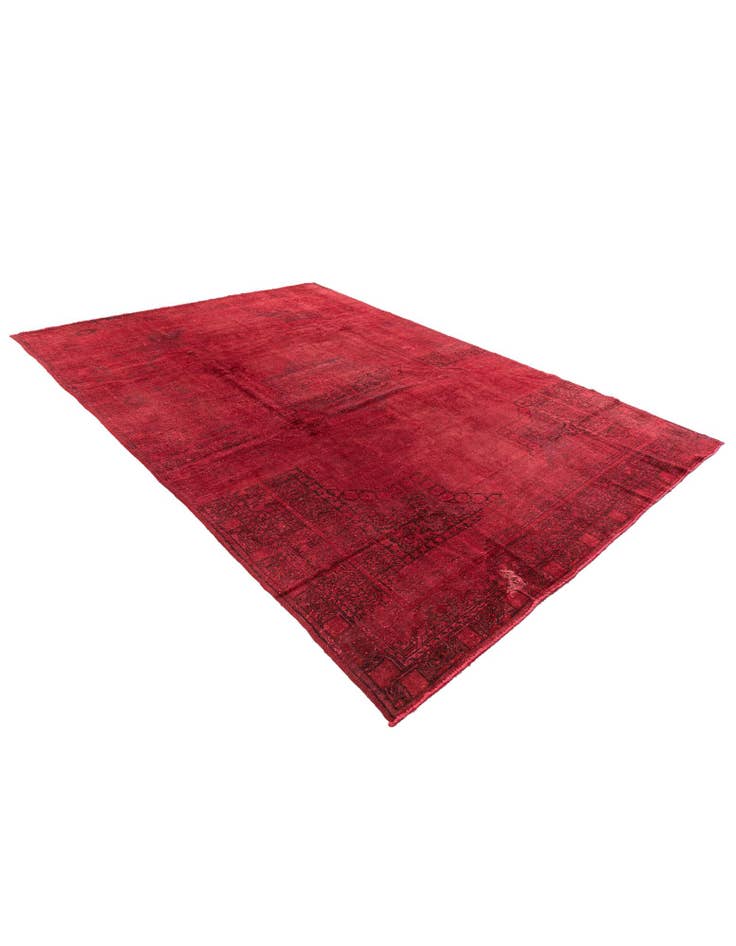 Detail image of  8' x 11' 7  Hand Knotted Ultra Vintage Persian Wool Rug