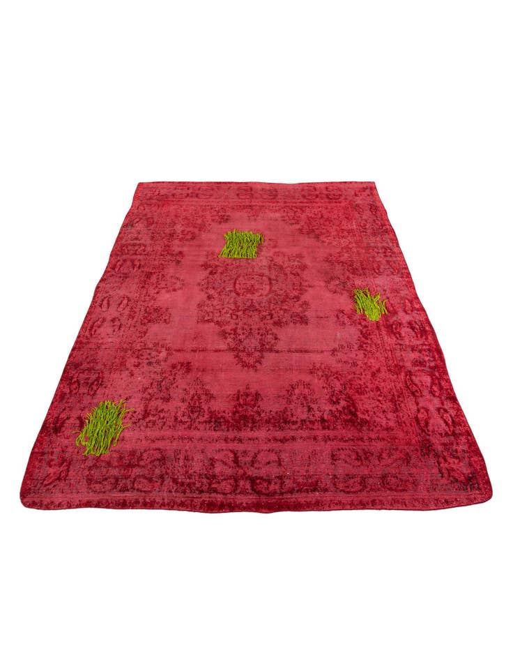 Detail image of  9' 4 x 12' 6  Hand Knotted Ultra Vintage Persian Wool Rug