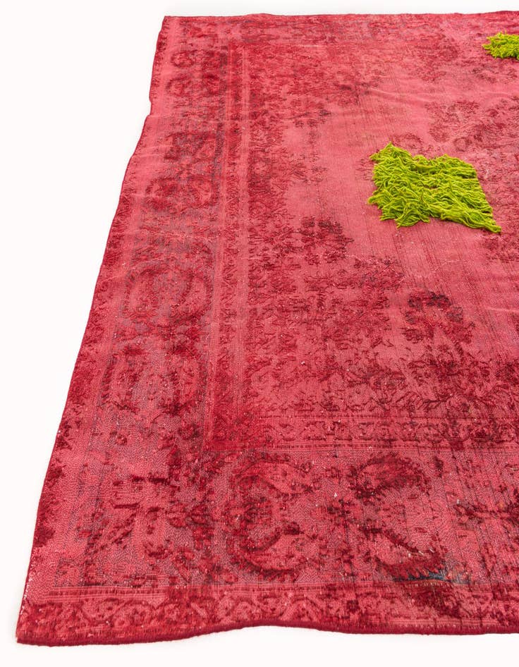 Detail image of  9' 4 x 12' 6  Hand Knotted Ultra Vintage Persian Wool Rug