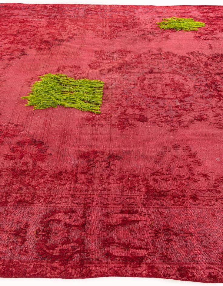 Detail image of  9' 4 x 12' 6  Hand Knotted Ultra Vintage Persian Wool Rug