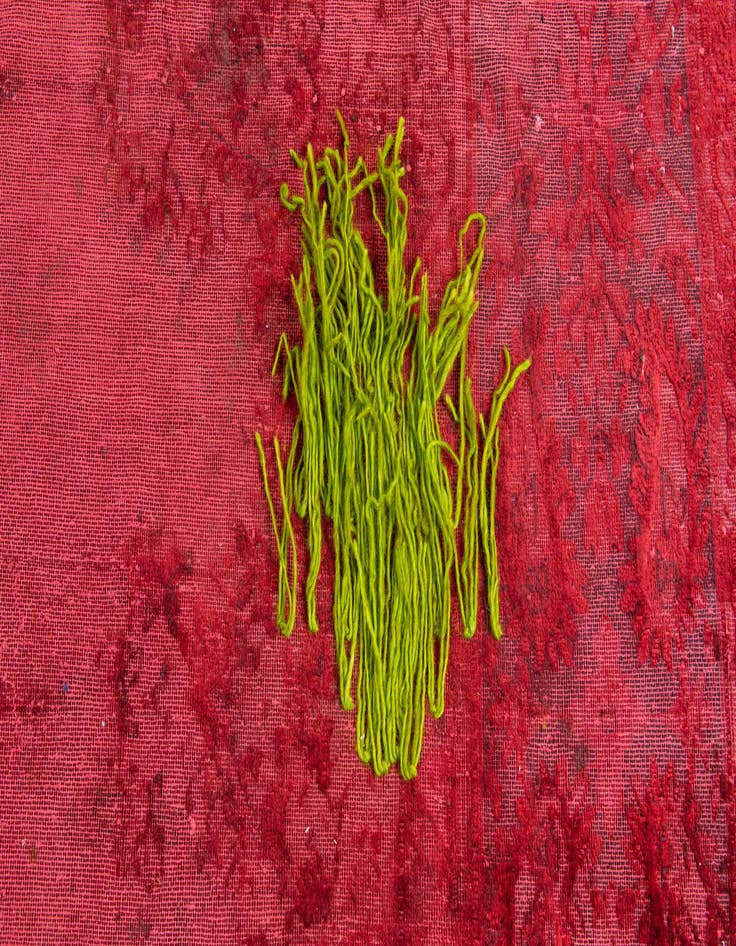 Detail image of  9' 4 x 12' 6  Hand Knotted Ultra Vintage Persian Wool Rug