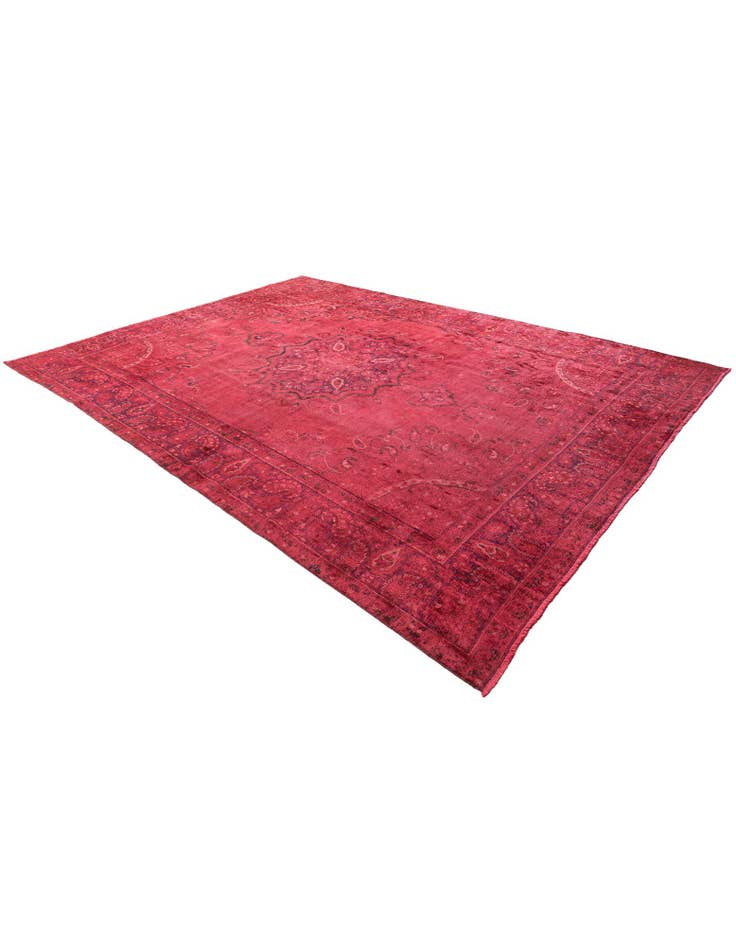 Detail image of  8' 10 x 12' 4  Hand Knotted Ultra Vintage Persian Wool Rug