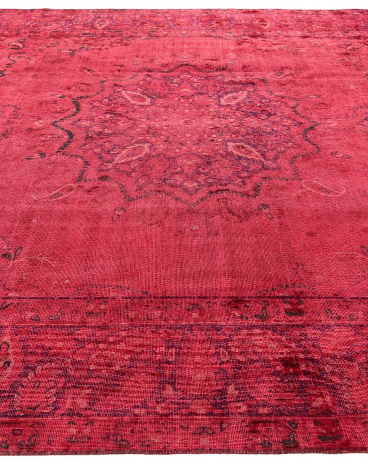 Detail image of  8' 10 x 12' 4  Hand Knotted Ultra Vintage Persian Wool Rug