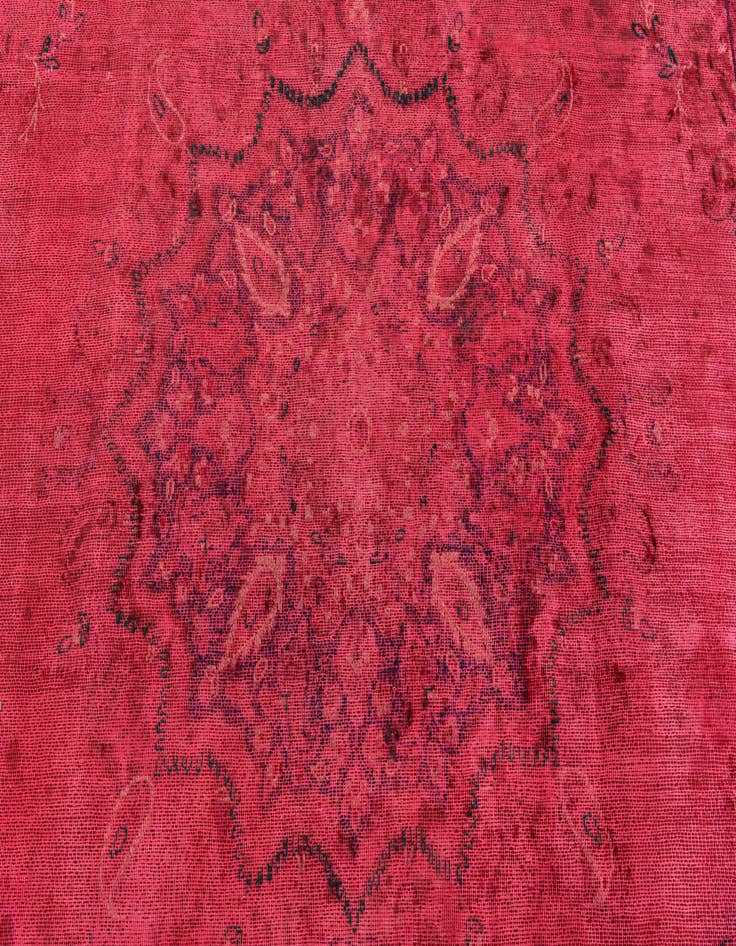 Detail image of  8' 10 x 12' 4  Hand Knotted Ultra Vintage Persian Wool Rug