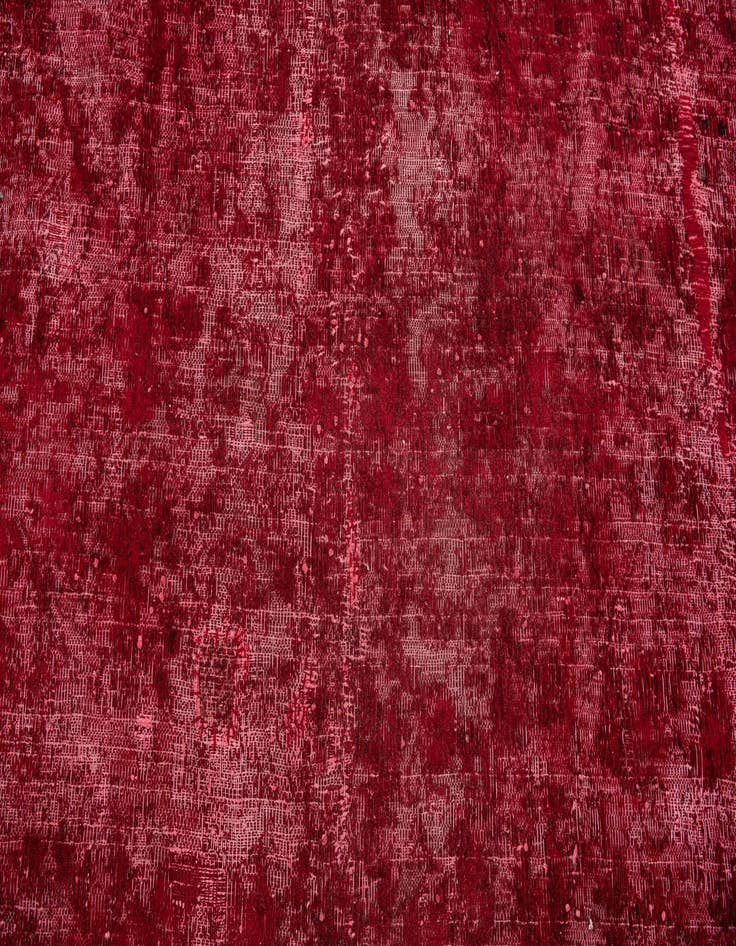 Detail image of  9' 6 x 12' 3  Hand Knotted Ultra Vintage Persian Wool Rug