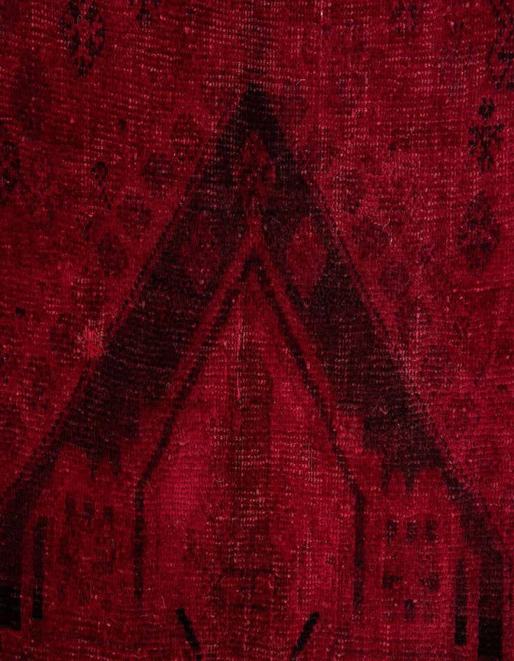 Detail image of  4' 7 x 8' 2  Hand Knotted Ultra Vintage Persian Wool Rug