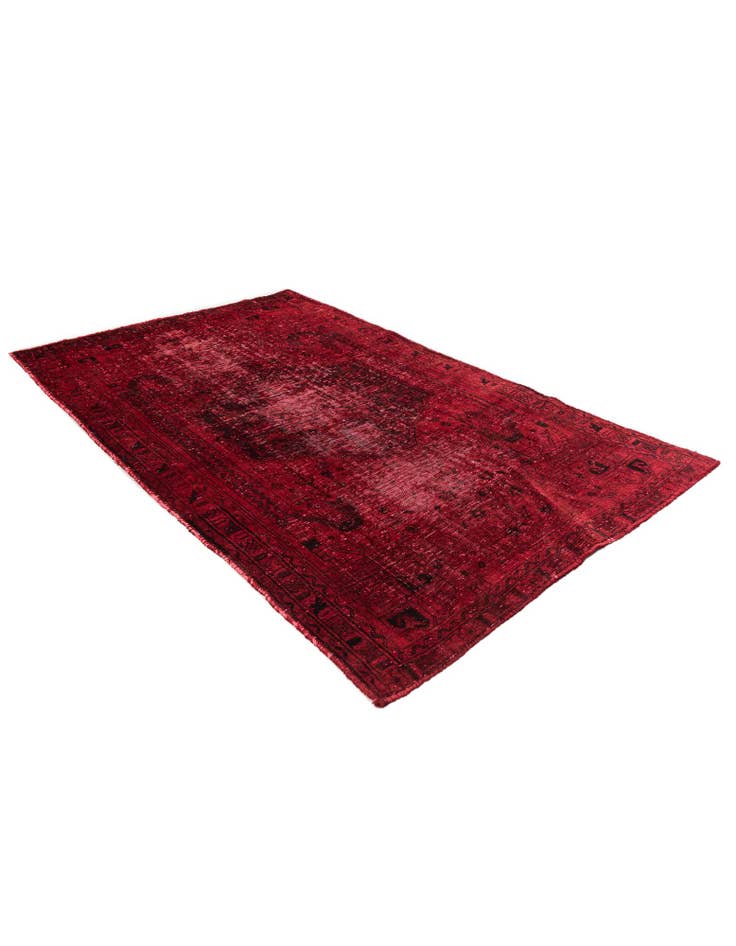 Detail image of  3' 10 x 6' 4  Hand Knotted Ultra Vintage Persian Wool Rug