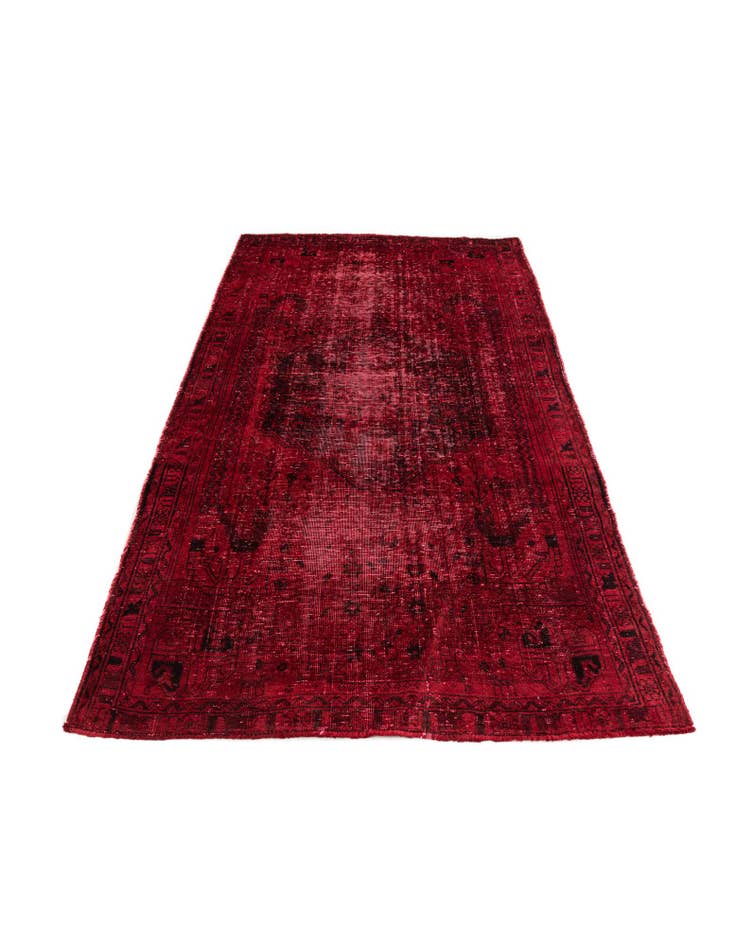 Detail image of  3' 10 x 6' 4  Hand Knotted Ultra Vintage Persian Wool Rug