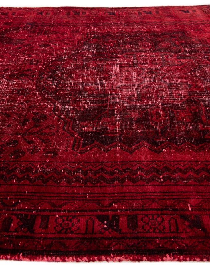 Detail image of  3' 10 x 6' 4  Hand Knotted Ultra Vintage Persian Wool Rug