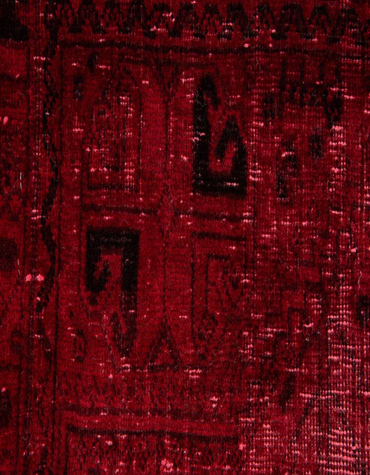 Detail image of  3' 10 x 6' 4  Hand Knotted Ultra Vintage Persian Wool Rug