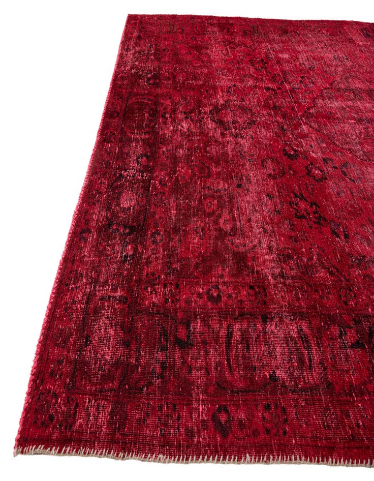 Detail image of  7' x 10' 3  Hand Knotted Ultra Vintage Persian Wool Rug