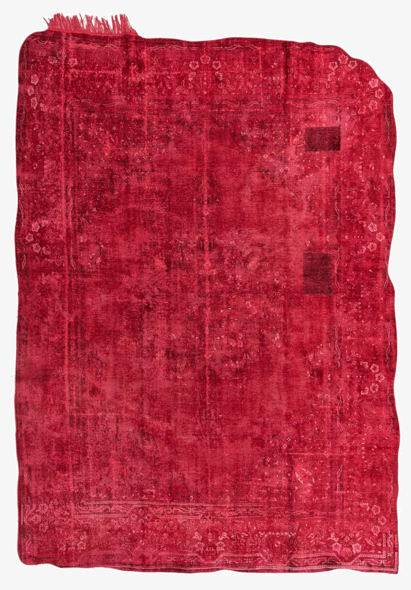  9' 9 x 13' 9  Hand Knotted Ultra Vintage Persian Wool Rug