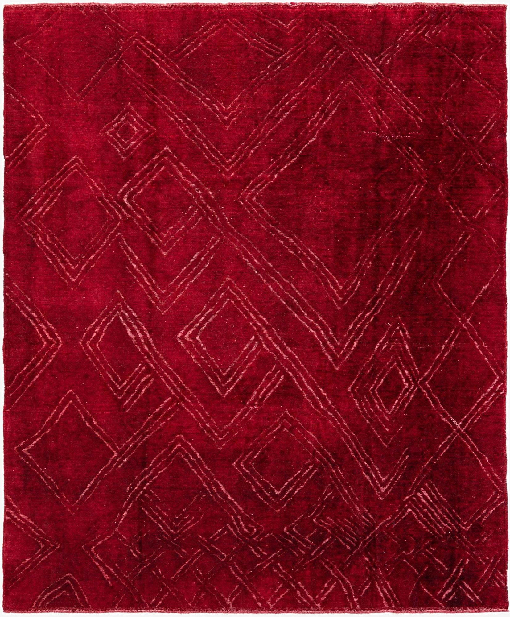  8' 2 x 10'  Hand Knotted Ultra Vintage Persian Wool Rug