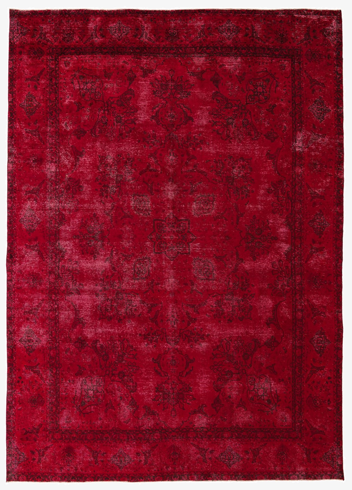  9' 2 x 12' 4  Hand Knotted Ultra Vintage Persian Wool Rug