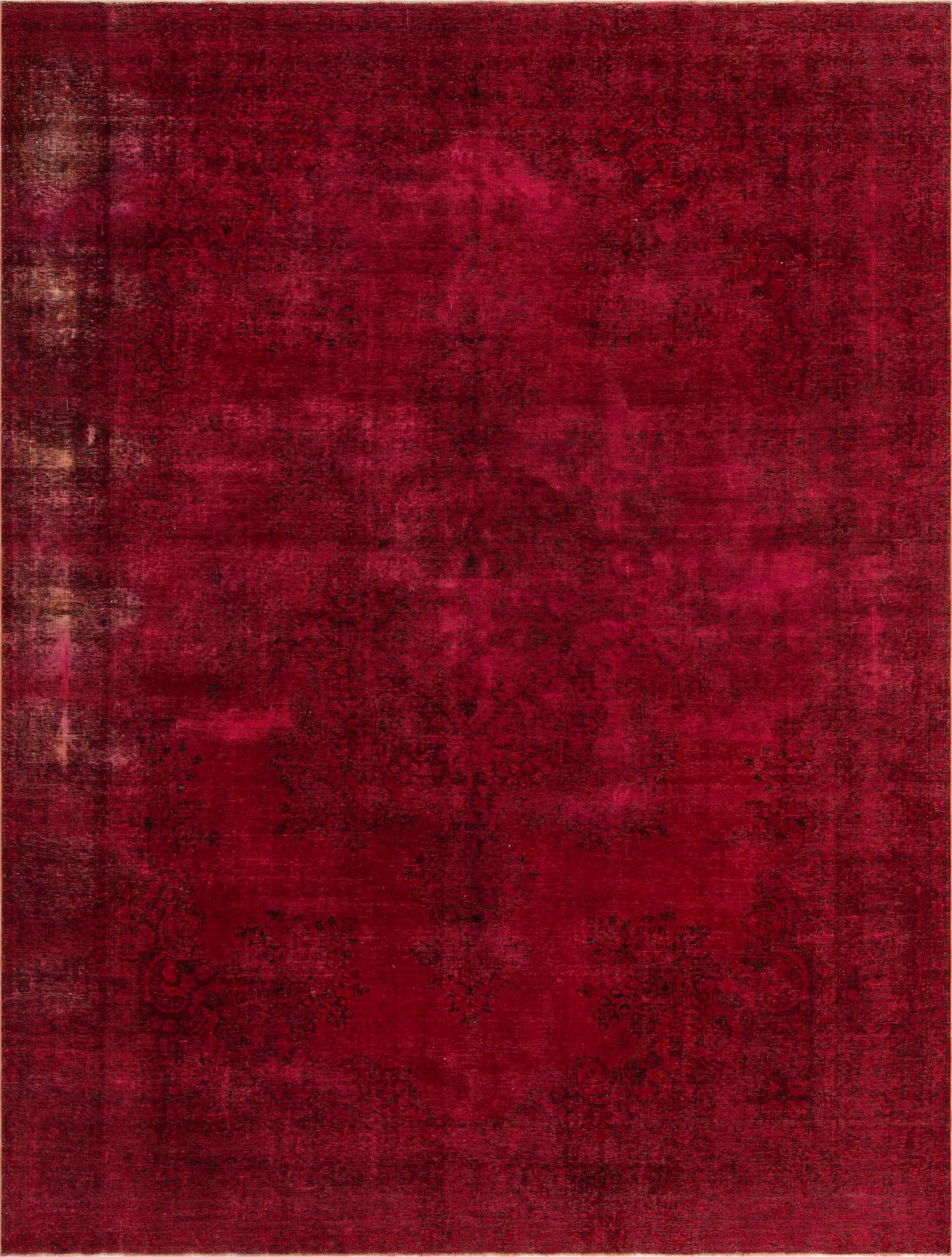  9' 9 x 12' 10  Hand Knotted Ultra Vintage Persian Wool Rug