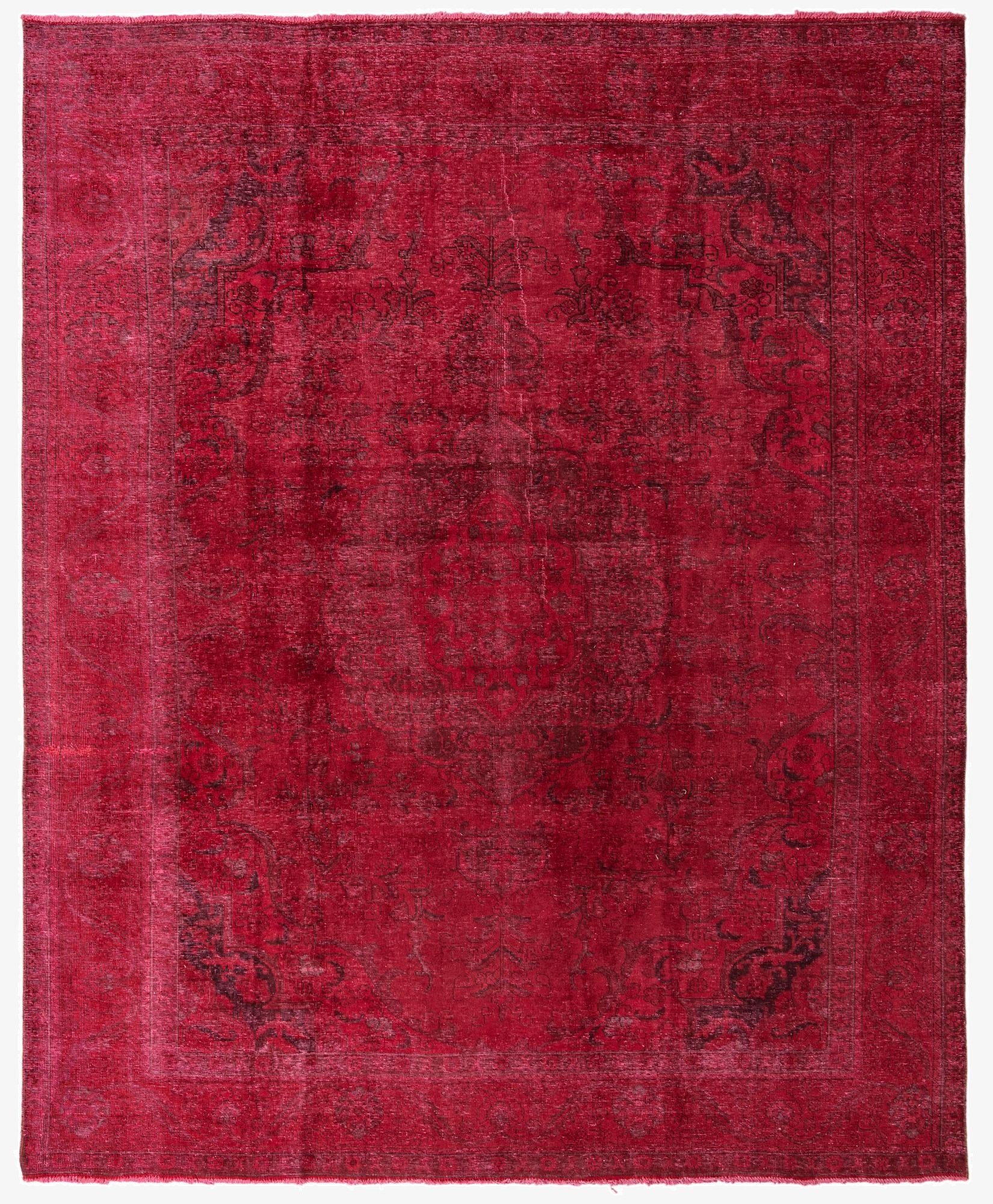  9' 10 x 12'  Hand Knotted Ultra Vintage Persian Wool Rug