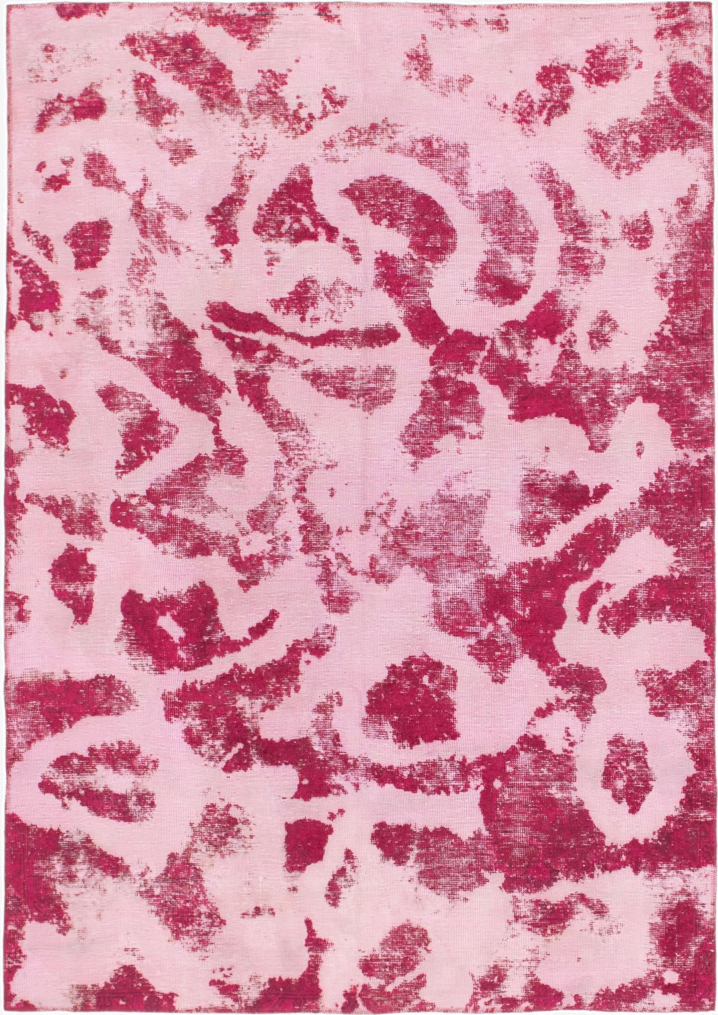  6' x 8' 8  Hand Knotted Ultra Vintage Persian Wool Rug