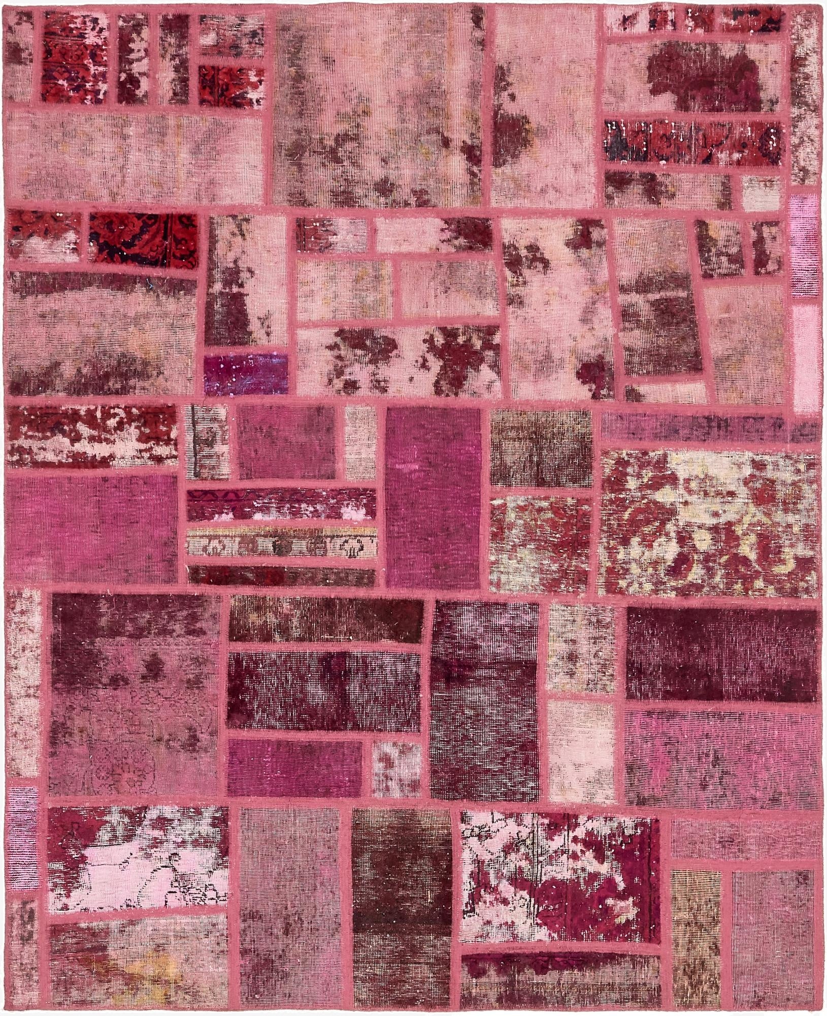  6' 2 x 7' 7  Hand Knotted Ultra Vintage Persian Wool Rug